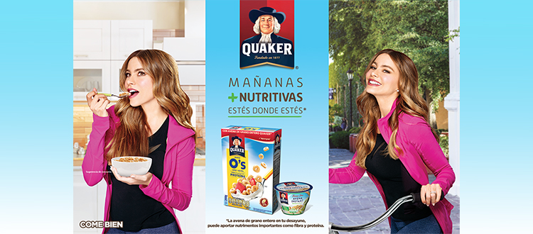 Avena Quaker lanza campaña “Mañanas + nutritivas estés donde estés”