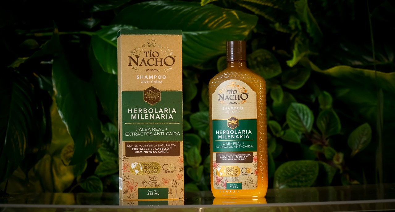 Genomma Lab Internacional, presenta shampoo Tío Nacho® sustentable, libre de huella de carbono