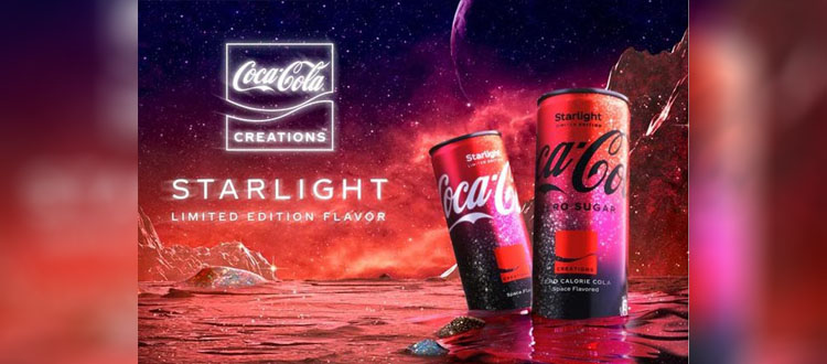 Coca Cola lanza Coca-Cola Starlight, producto de edición limitada inspirado en el espacio