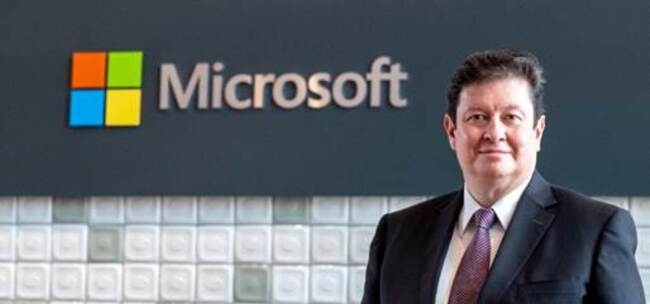Microsoft México presenta a Rafael Sánchez Loza como su nuevo director general.