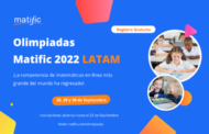 Olimpiadas Matific 2022 LATAM, la competencia de matemáticas en línea para estudiantes mexicanos.