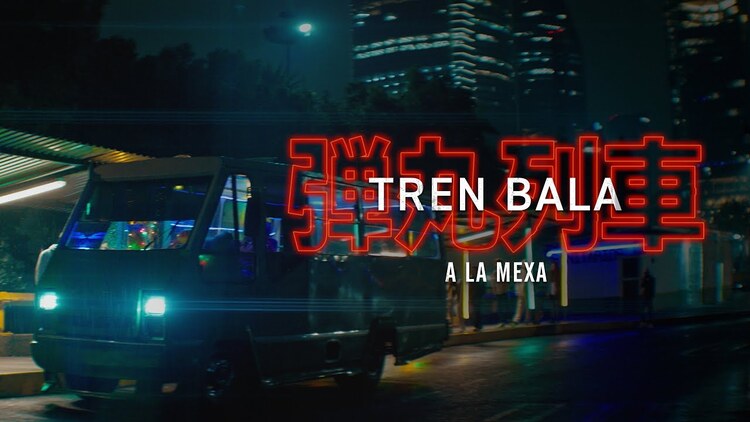 Archer Troy presenta Tren Bala: a la Mexa, campaña para el estreno de la película Bullet Train.
