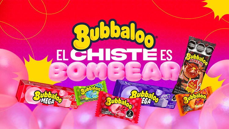 Bubbaloo® se adueñó de las redes sociales con su campaña El Chiste es Bombear.